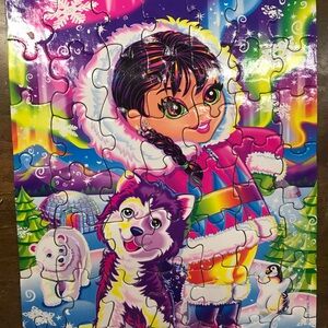 Colorful Winter Puzzle with Animals